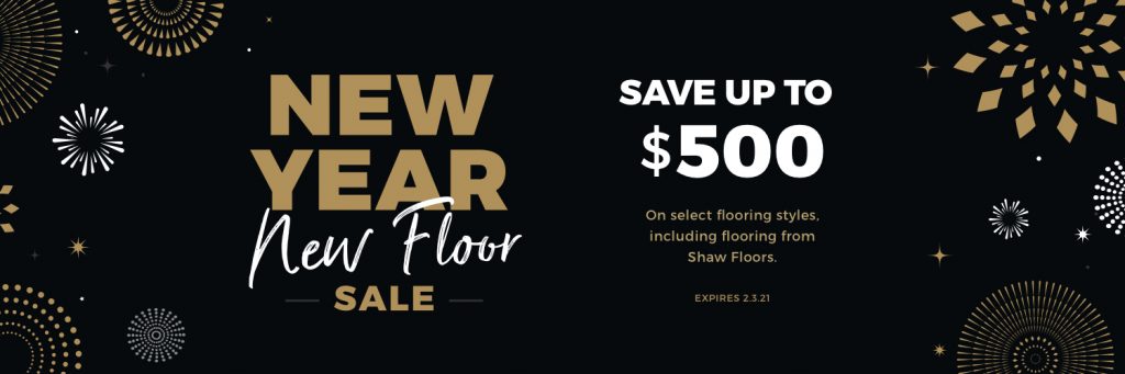 New Year New Floors Sale | Vic's Carpet & Flooring