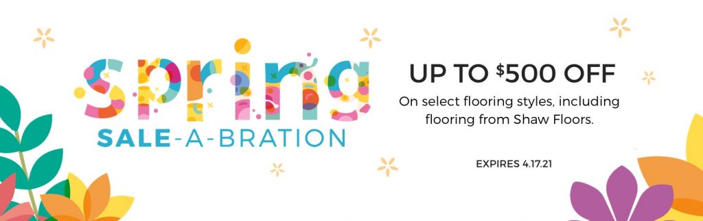 Spring Sale-A-Bration | Vic's Carpet & Flooring