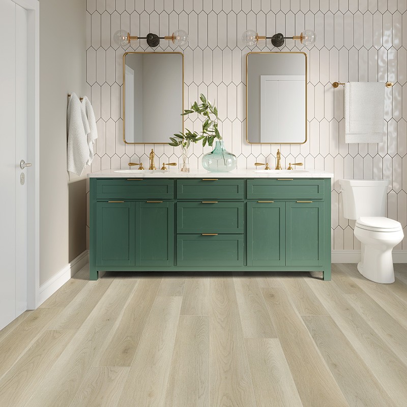 Bathroom floor | Vic's Carpet & Flooring