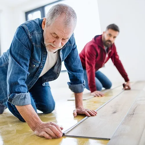 Vinyl installation | Vic's Carpet & Flooring